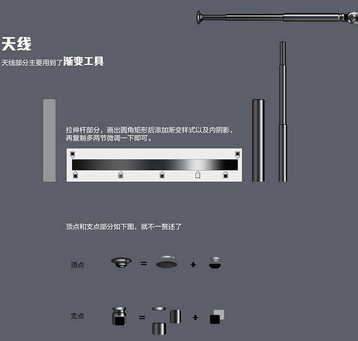 Photoshop鼠绘立体效果的收音机图标,PS教程,图老师教程网