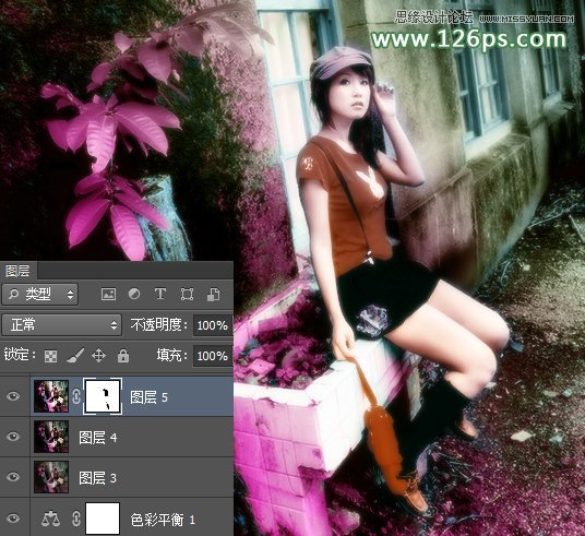 Photoshop调出人像照片高对比度绚丽色彩,PS教程,图老师教程网