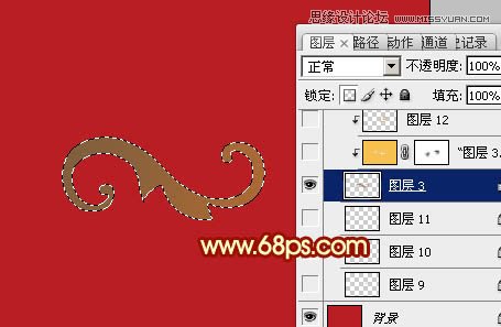 Photoshop制作华丽的新年立体字教程,PS教程,图老师教程网