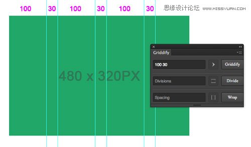 快速生成PS参考线的Griddify插件分享,PS教程,图老师教程网