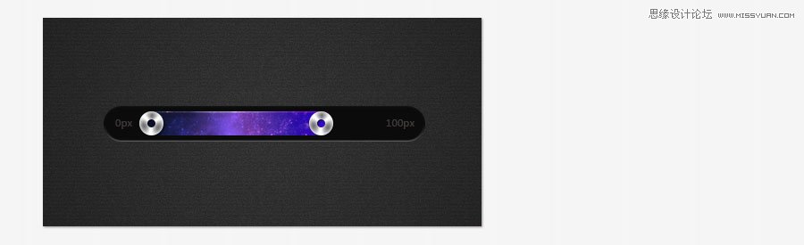 Photoshop设计颓废质感的网页UI滑动按钮,PS教程,图老师教程网