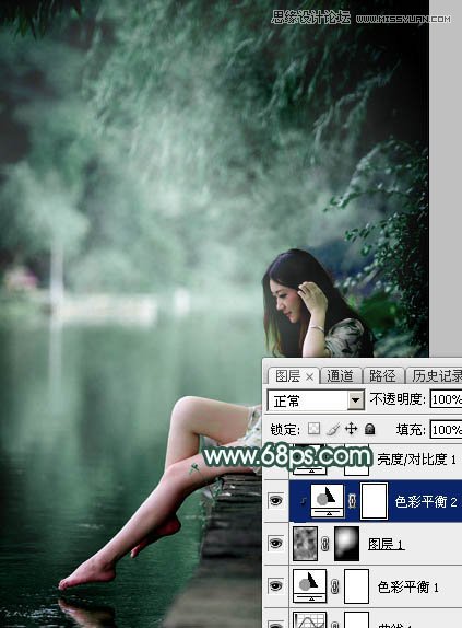 Photoshop调出清纯美女梦幻童话场景,PS教程,图老师教程网