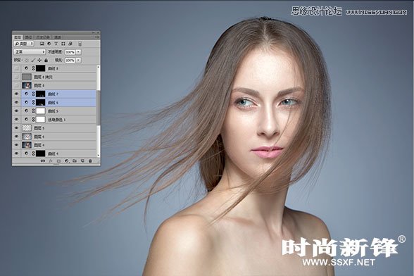 Photoshop详细解析高端质感人像后期修图过程,PS教程,图老师教程网