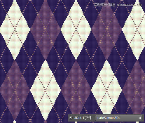 Photoshop制作菱形针织纹理无缝填充图案,PS教程,图老师教程网