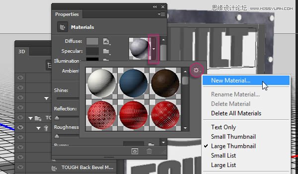 Photoshop制作3D立体效果的金属字教程,PS教程,图老师教程网