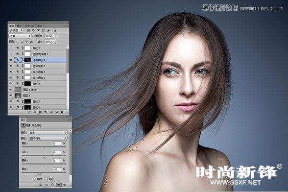 Photoshop详细解析高端质感人像后期修图过程,PS教程,图老师教程网