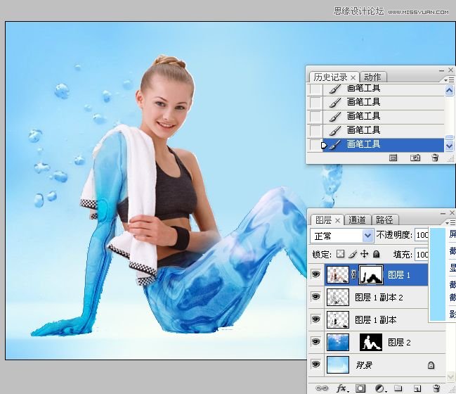 Photoshop合成超酷的冰人效果,PS教程,图老师教程网