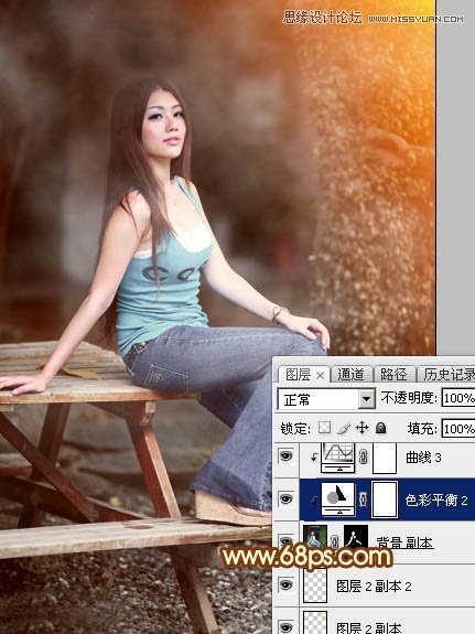 Photoshop调出美丽女孩唯美的光照效果,PS教程,图老师教程网