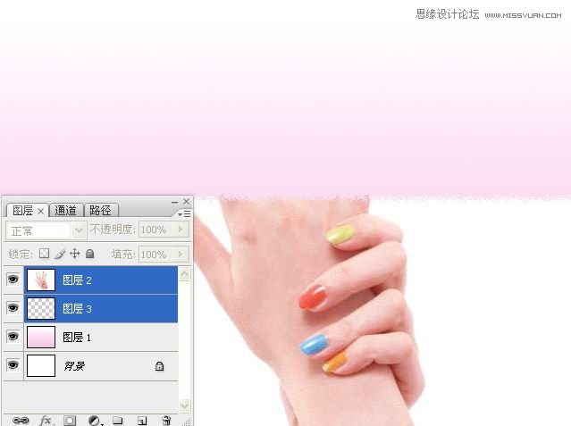 Photoshop使用另类方法给手摸抠图,PS教程,图老师教程网