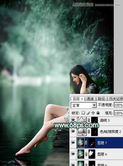 Photoshop调出清纯美女梦幻童话场景,PS教程,图老师教程网