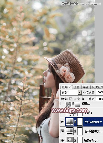 Photoshop调出夏季女孩唯美的粉红色调,PS教程,图老师教程网