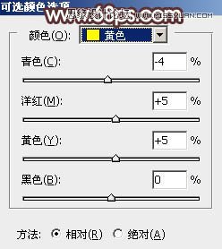 Photoshop调出树下女孩唯美的淡黄色调,PS教程,图老师教程网