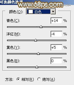 Photoshop给公园美女添加秋季淡黄色调,PS教程,图老师教程网