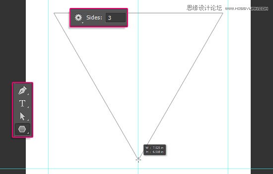 Photoshop设计简单的印花三角旗效果图,PS教程,图老师教程网