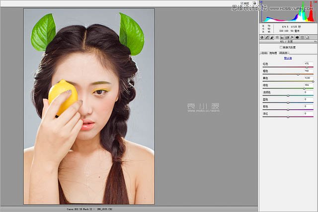 Photoshop结合CR给人像添加美丽彩妆,PS教程,图老师教程网