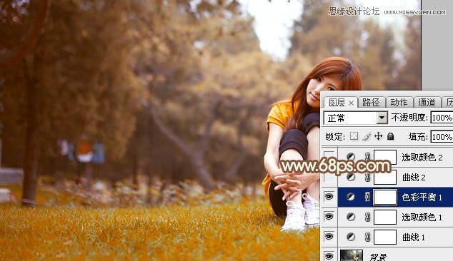 Photoshop调出人像照片朦胧的淡黄效果,PS教程,图老师教程网