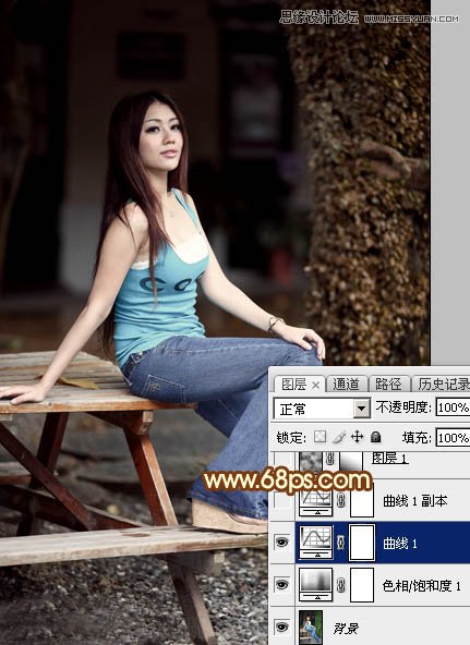 Photoshop调出美丽女孩唯美的光照效果,PS教程,图老师教程网