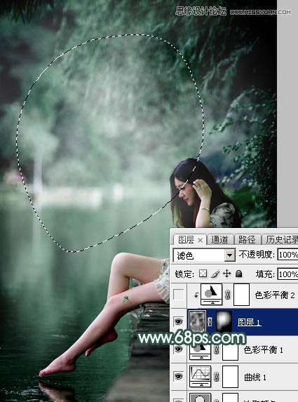 Photoshop调出清纯美女梦幻童话场景,PS教程,图老师教程网