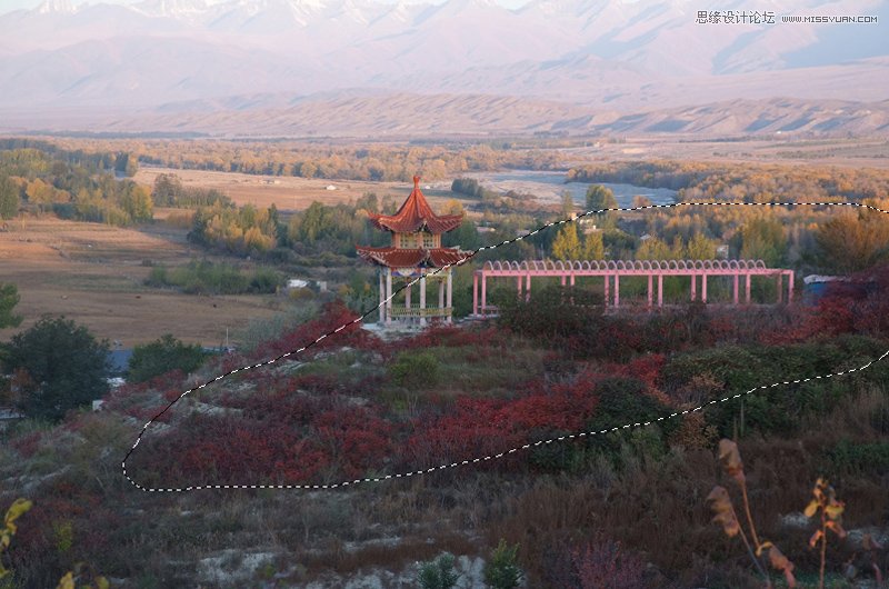 Photoshop给野外风景照片添加艳丽的色彩,PS教程,图老师教程网