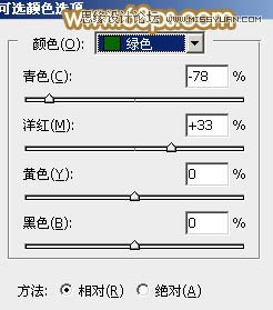 Photoshop调出林中美女怀旧的淡黄色调,PS教程,图老师教程网