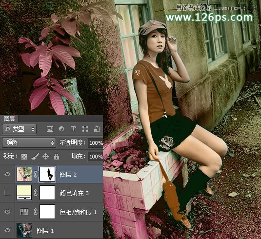 Photoshop调出人像照片高对比度绚丽色彩,PS教程,图老师教程网