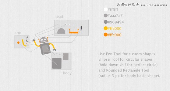 Photoshop设计简洁大方的网页界面,PS教程,图老师教程网