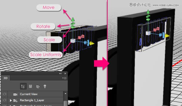 Photoshop制作3D立体效果的金属字教程,PS教程,图老师教程网