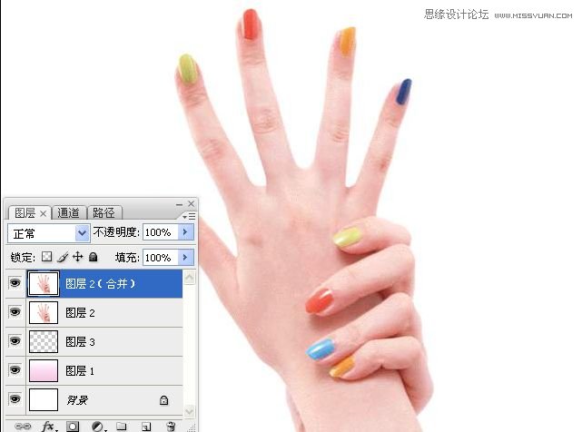 Photoshop使用另类方法给手摸抠图,PS教程,图老师教程网