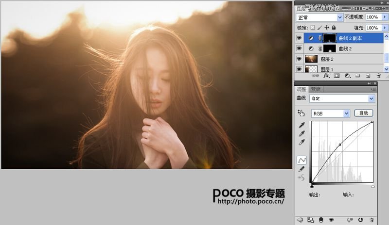 Photoshop给数码人像照片添加唯美逆光效果,PS教程,图老师教程网