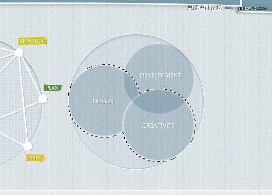 Photoshop设计简洁大方的网页界面,PS教程,图老师教程网