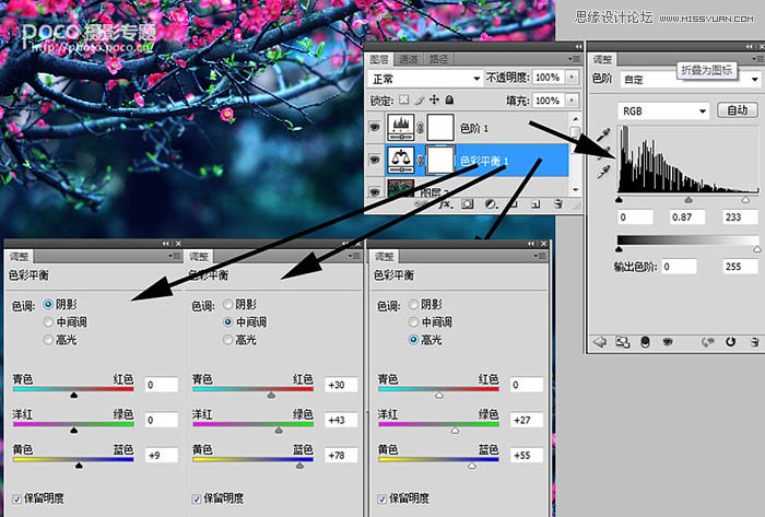 Photoshop调出梅花摄影照片唯美紫色效果,PS教程,图老师教程网