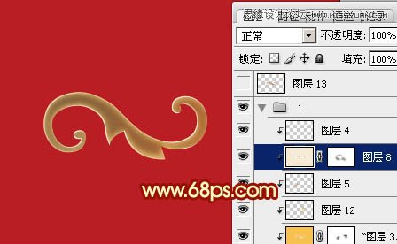 Photoshop制作华丽的新年立体字教程,PS教程,图老师教程网