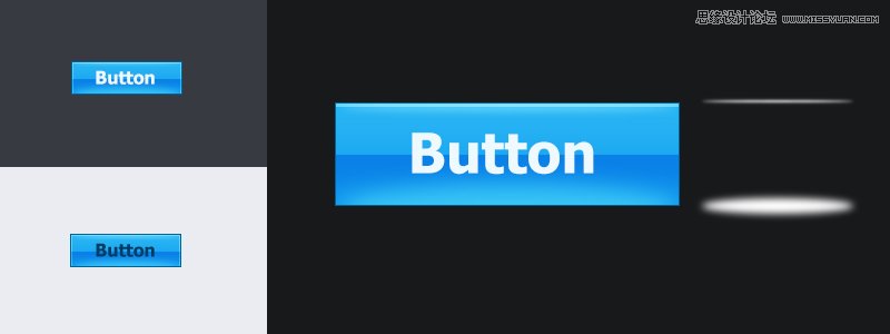 Photoshop通过图层样式制作各式各样的按钮,PS教程,图老师教程网