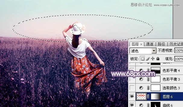 Photoshop调出外景人像绚丽的紫色效果,PS教程,图老师教程网