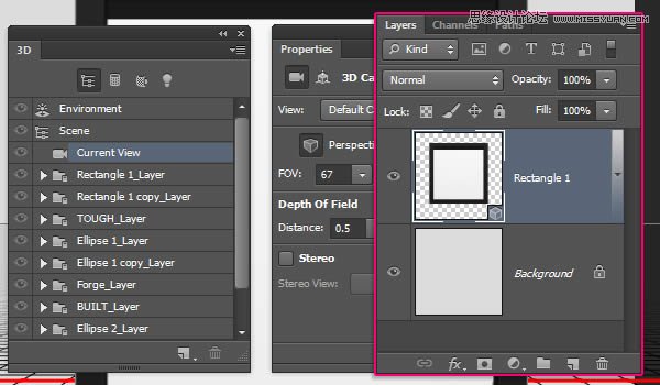 Photoshop制作3D立体效果的金属字教程,PS教程,图老师教程网