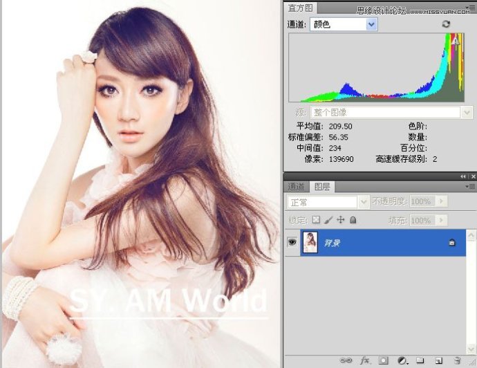 Photoshop详细解析直方图理论技巧,PS教程,图老师教程网