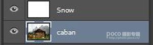 Photoshop给山间木屋添加冬季雪景效果,PS教程,图老师教程网