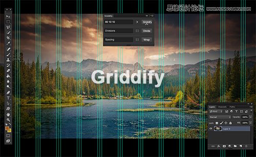 快速生成PS参考线的Griddify插件分享,PS教程,图老师教程网