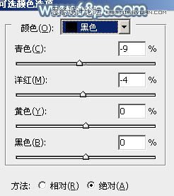 Photoshop调出公园女孩唯美青色效果,PS教程,图老师教程网