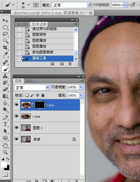 Photoshop纠正失真的人物肖像肤色,PS教程,图老师教程网