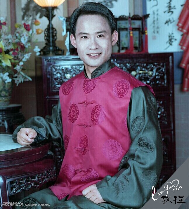 Photoshop详细给偏色的男人照片校正颜色,PS教程,图老师教程网