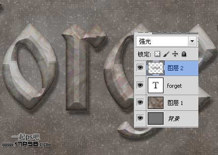 Photoshop制作破旧金属字教程,PS教程,图老师教程网