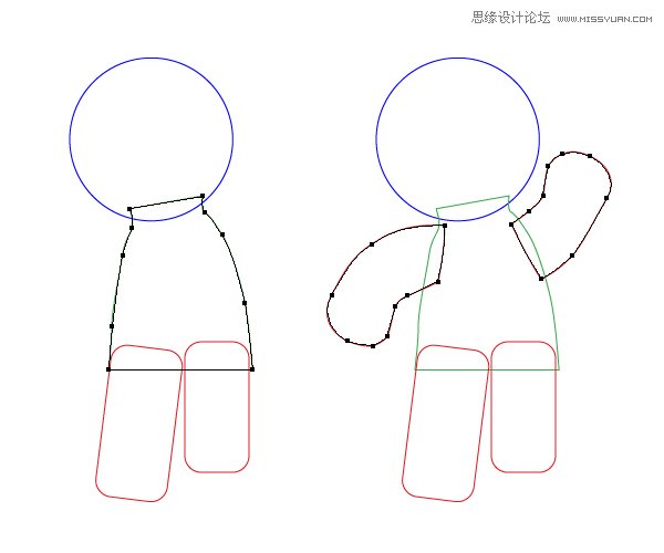 Illustrator绘制立体风格的饼干小人教程,PS教程,图老师教程网