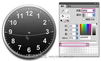 Flash CS4教程：制作时尚的时钟效果,PS教程,图老师教程网