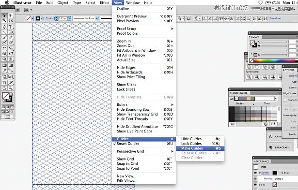 Illustrator使用3D工具和参考线来创建立体的图标,PS教程,图老师教程网