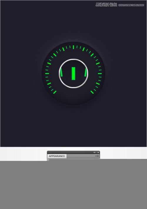Illustrator绘制逼真的汽车速度仪表盘效果,PS教程,图老师教程网
