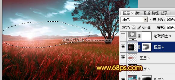 Photoshop调出风景图片黄昏色效果,PS教程,图老师教程网