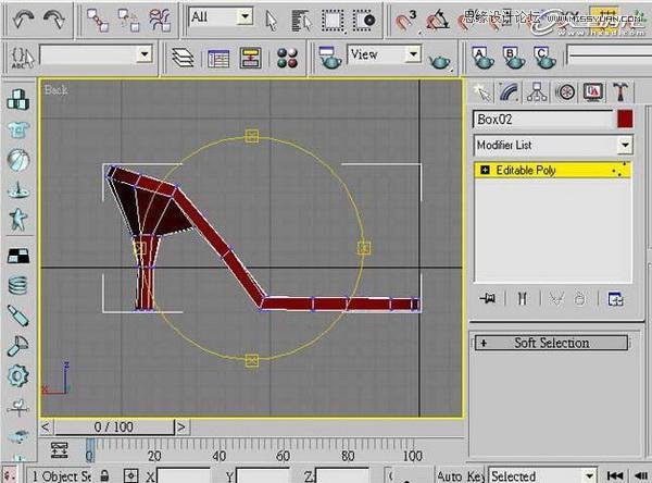 3ds Max教程：制作精美可爱的高跟鞋,PS教程,图老师教程网