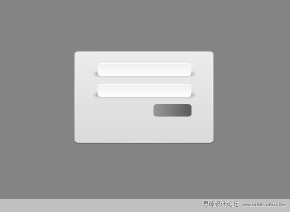 Photoshop设计简单又酷的登陆框界面,PS教程,图老师教程网