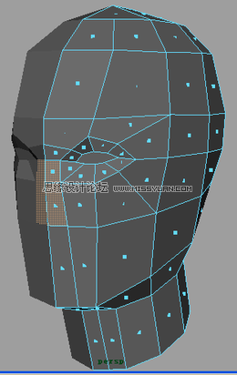 Maya建模教程：人头建模的详细教程,PS教程,图老师教程网